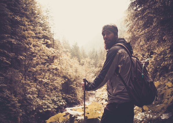 man, hiking, nature, woods - MeetMindful | A Fuller Life Together