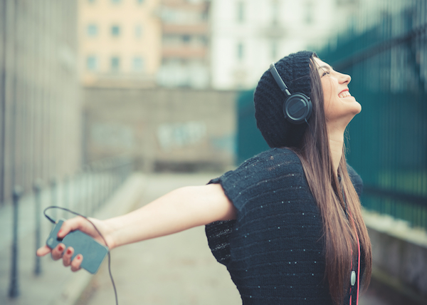 woman, happy, freedom, music, single, alone, joy, embracing singlehood -  MeetMindful | A Fuller Life Together